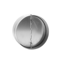 DEC buisverbinder O125mm met vlinderklep