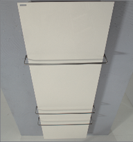 Designradiator Frame plus 1832x474x10 verticaal 1320W DRL