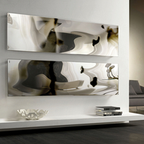 Designradiator Lola 450x1516x40 RVS gepol. horizontaal 700W DRL