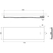 Designradiator Lola 450x1516x40 RVS gepol. horizontaal 700W DRL - afb. 2