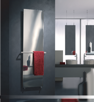 Designradiator Lola 570x1516x40 RVS gepol. horizontaal 1100W DRL