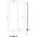Designradiator Lola 570x1516x40 RVS gepol. horizontaal 700W DRL - afb. 2