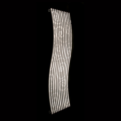 Designradiator Lola 570x1516x40 RVS satin horizontaal 645W DRL - afb. 1