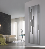 Designradiator Stradivari 1600x570x40 vert. RVS satin 713W DRL