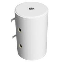 DRL buffervat 50 liter 6bar wand staal wit geisoleerd -10 graden C tot