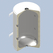 DRL buffervat 50 liter 6bar wand staal wit geisoleerd -10 graden C tot - afb. 3