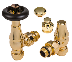 DRL Class.goud kranenset 1/2" hks.therm.