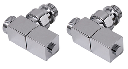 DRL designkraan 1/2" haaks Kubus met voe