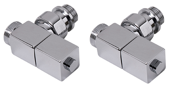 DRL designkraan 1/2" haaks Kubus met voe - afb. 1