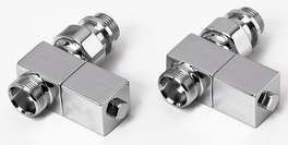 DRL designkraan 1/2" recht Kubus met voe