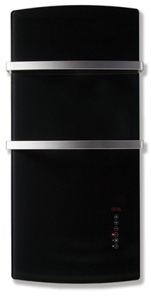 DRL E-Comfort Deva 1050x520 zwart 1500W m. Fan Heater 228502 - afb. 1