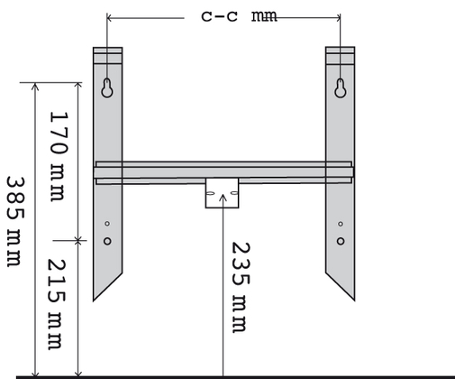 DRL E-Comfort Roundline Eco 974x400mm 1000W 224410 - afb. 2