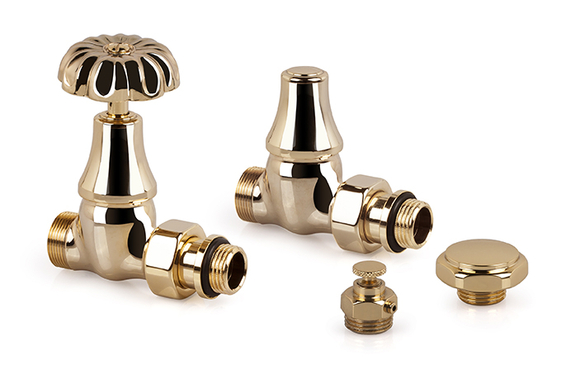 DRL Fleur goud kranenset 1/2" rechte kra - afb. 1