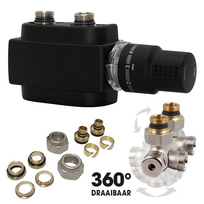 DRL Freestyle onderblok kit 50mm - complete set RAL 9016