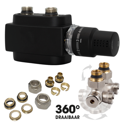 DRL Freestyle onderblok kit 50mm - complete set RAL 9016 - afb. 3