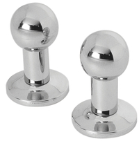 DRL handdoekknop set VIP/Oscar chroom 2s