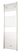 DRL Lisa Recht 1500x400 4x1/2" RAL9016 - afb. 1