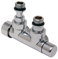 DRL onderblok 2x1/2" 50mm hks. Ovus knop