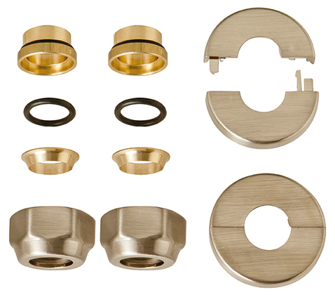 DRL RVS LOOK aansluitset 15mm + RVS LOOK - afb. 1