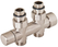 DRL RVS LOOK onderblok 2x1/2" 50mm recht - afb. 2