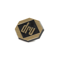 DRU EMBLEEM ZWART/BRONS 803168