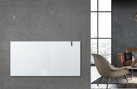 E-Comfort Erea infrarood radiator 450x1020 1500W wit glas DRL - afb. 4