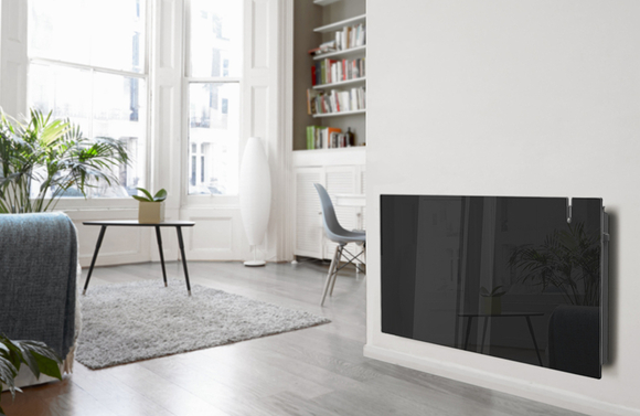 E-Comfort Erea infrarood radiator 450x1020 1500W zwart glas DRL - afb. 5