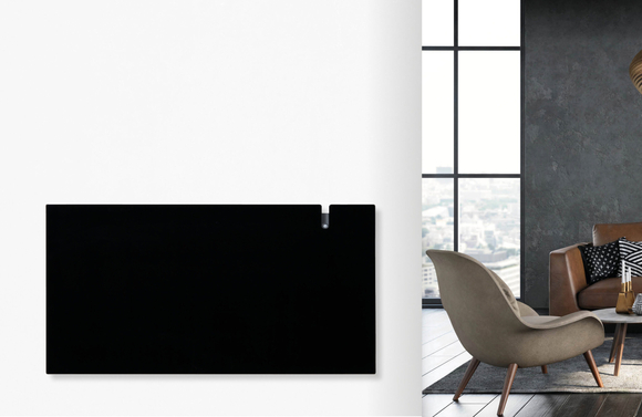 E-Comfort Erea infrarood radiator 450x1020 1500W zwart glas DRL - afb. 4