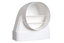 ECO+ overgangstuk haaks O125mm -169x77mm