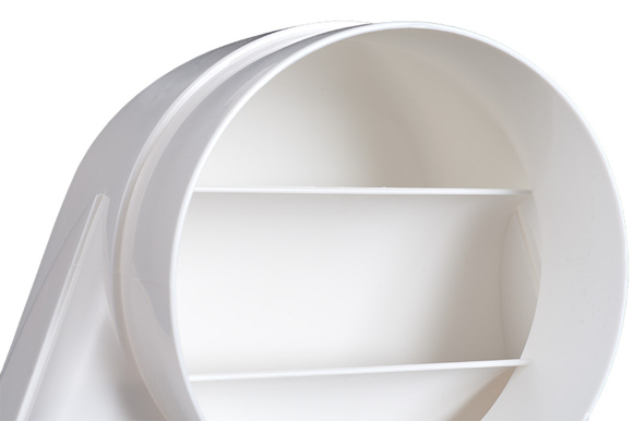 ECO+ overgangstuk haaks O150mm -220x90mm - afb. 2