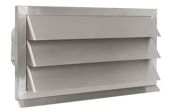 ECO+ RVS buitenrooster 222x89 vaste lame - afb. 1