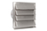 ECO+ RVS buitenrooster O125mm vaste lame - afb. 1