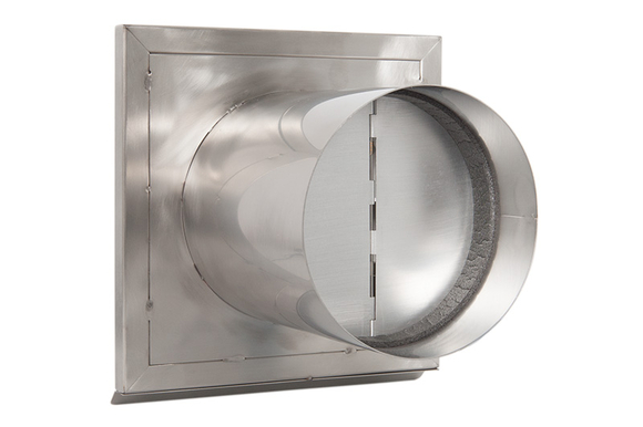 ECO+ RVS buitenrooster O125mm vaste lame - afb. 2