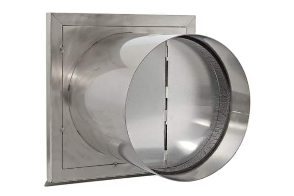 ECO+ RVS buitenrooster O150mm vaste lame - afb. 2