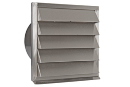 ECO+ RVS buitenrooster O200mm vaste lame