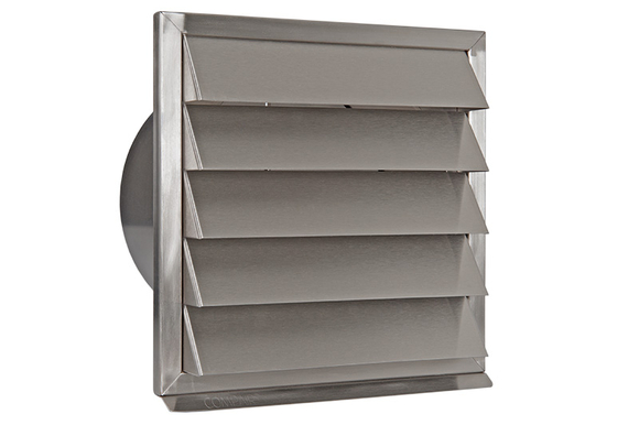 ECO+ RVS buitenrooster O200mm vaste lame - afb. 1