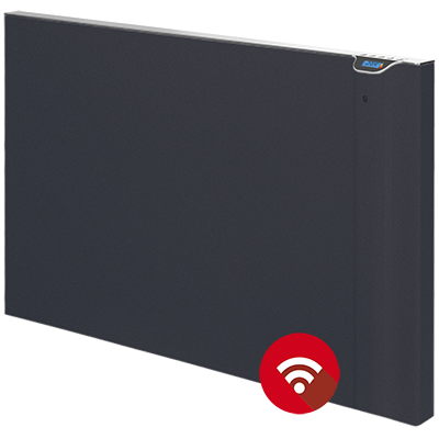 Elek. paneelrad. E-Comfort Klima Wifi 504x790 1000W RAL7024 DRL - afb. 1