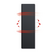 Elektr. paneelradiator E-Comfort Icon 1045x450 750W RAL7024 DRL - afb. 2