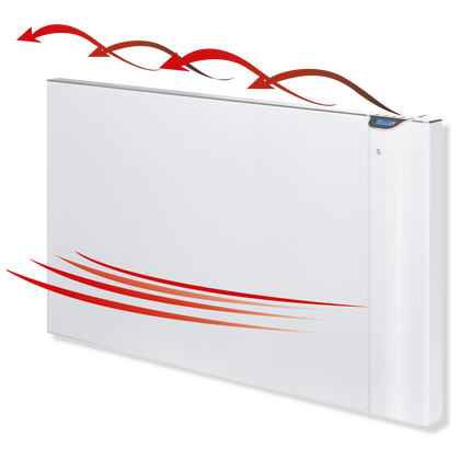 Elektr. radiator E-Comfort Klima Wifi 504x1240 2000W RAL9003 DRL - afb. 2