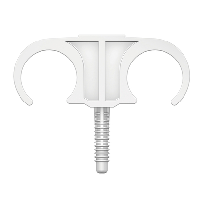 Enkele vloerbeugel nylon 24-28mm 6mm - afb. 2