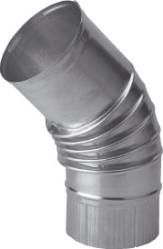 Enkelw.alu.bocht 90mm 45 gr. 450114 - afb. 1