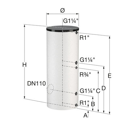 Flamco Duo HLS 400 oranje 18178 - afb. 3
