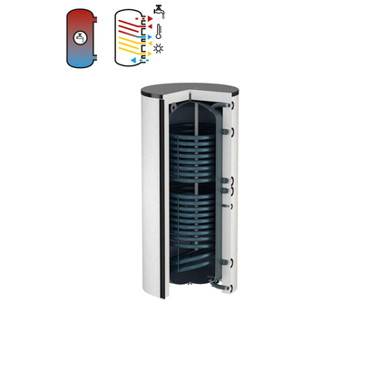 Flamco Duo solar 1000L met isolatie wit - afb. 2