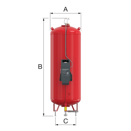 Flamco Flexcon M-K/U 800 10bar 23472 - afb. 17