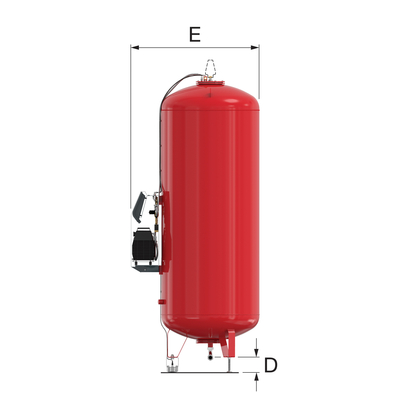 Flamco Flexcon M-K/U 800 10bar 23472 - afb. 3