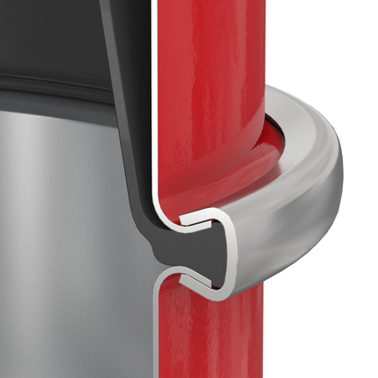 Flamco Flexcon Premium 8/0,5 3bar rood 16913 - afb. 4