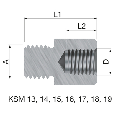 Flamco koppelmoer M12xM12 Bi. - afb. 15