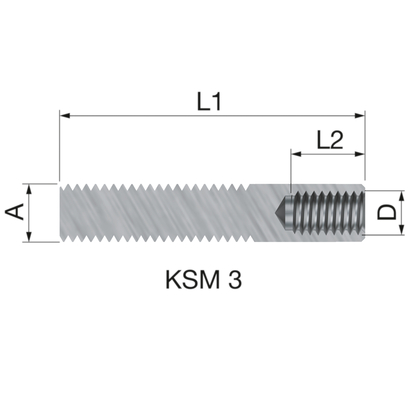 Flamco koppelmoer M6xM6 Bi. - afb. 32