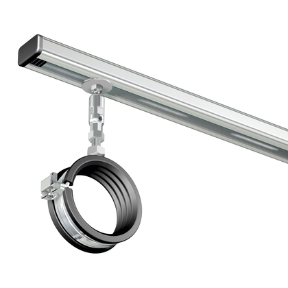 Flamco rail R1 verzinkt lengte a 2 mtr. - afb. 17