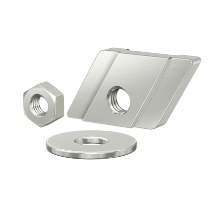 Flamco schuifmoeren M10 rvs 80323 - afb. 2